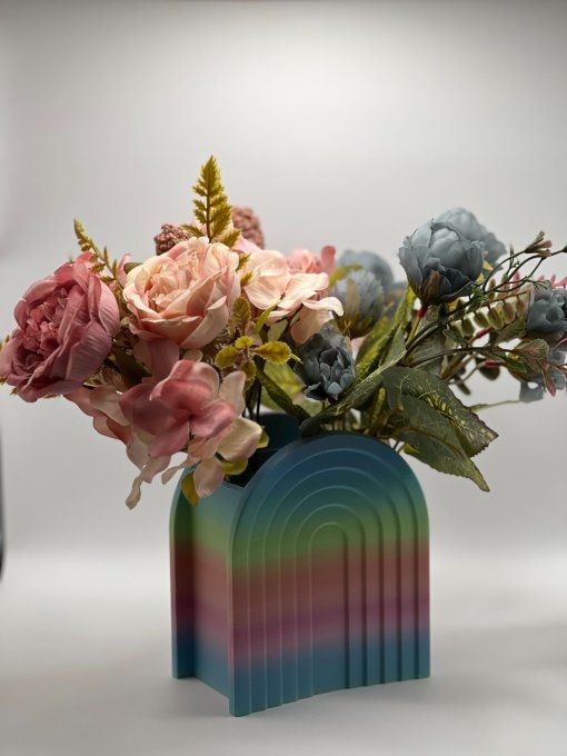 Vase pot "Arc-En-Ciel"