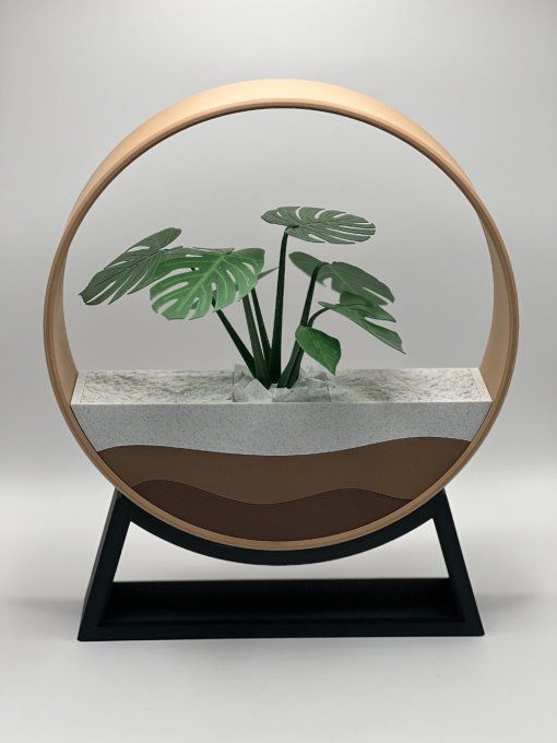 Jardi'Déco Ronde "Monstera"