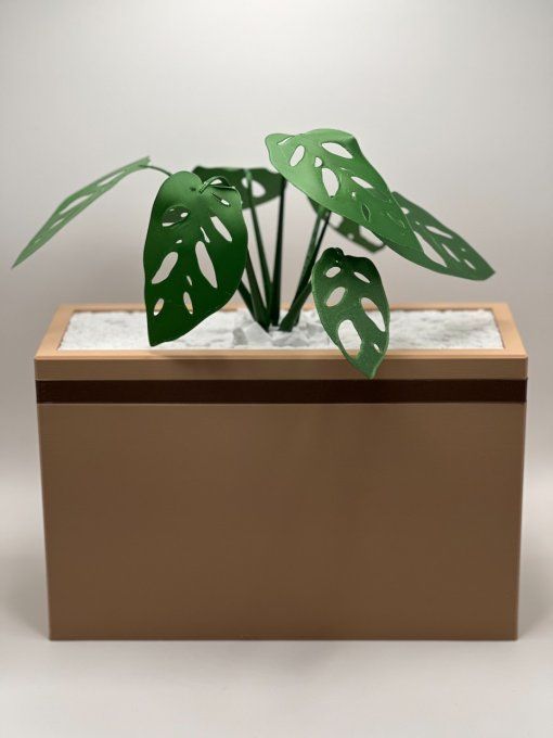 Boite Mouchoirs Longue "Monstera"