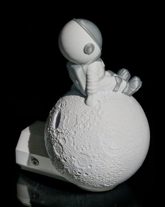 Lampe Astronaute Sur Lune