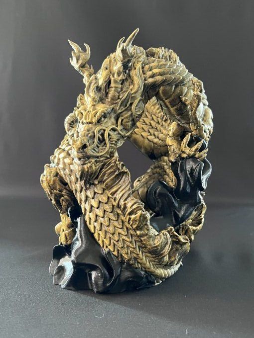 Sculpture Dragon - Porte Bouteille